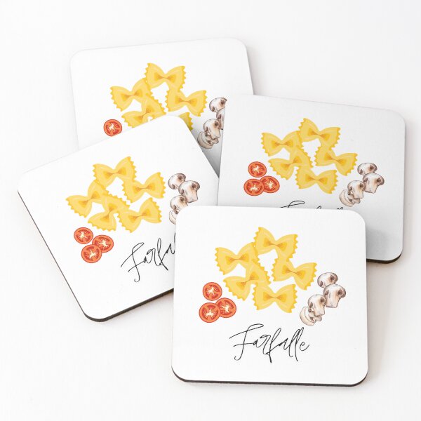 Item preview, Pasta Lover Farfalle Design – Cute Italian Food Art for Kitchen Decor & Foodie Gifts designed and sold by printogoal.