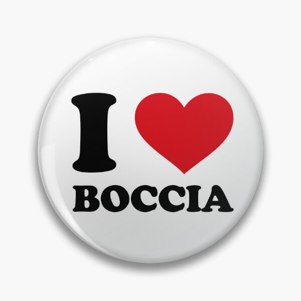 Item preview, I ❤️ Boccia – Minimal Sport Design designed and sold by EmeraldeaArt.