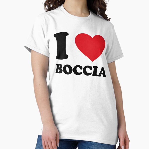 Item preview, I ❤️ Boccia – Minimal Sport Design designed and sold by EmeraldeaArt.