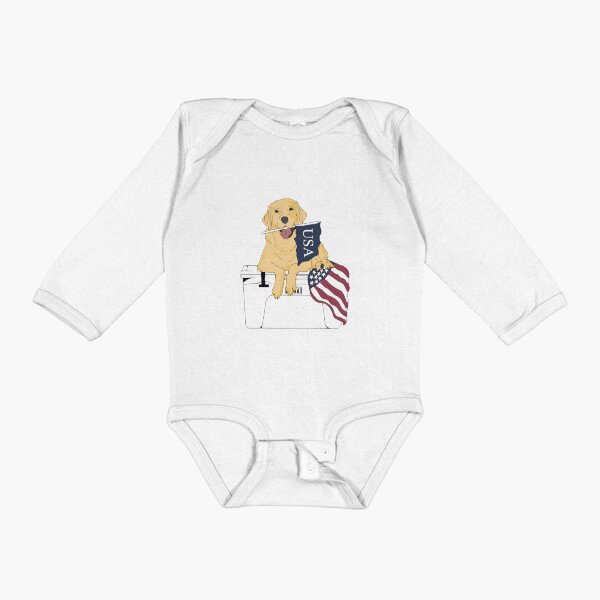 Item preview, Dog USA Flag Golden Retriever 4th July Independence Day American Flag Lover designed and sold by Shosohey.