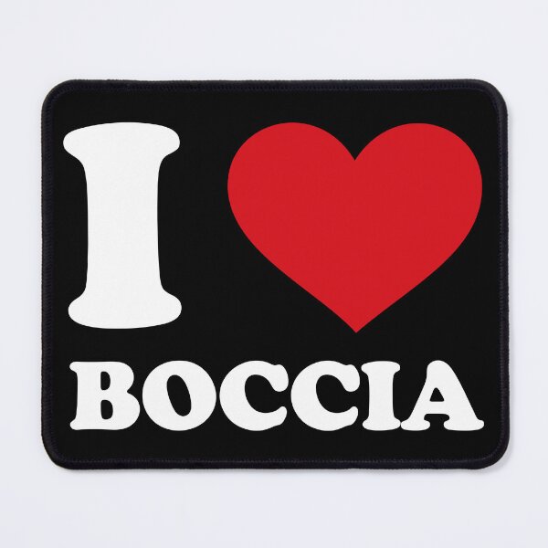 Item preview, I ❤️ Boccia – Minimal Sport white Design designed and sold by EmeraldeaArt.