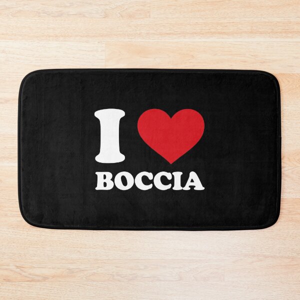 Item preview, I ❤️ Boccia – Minimal Sport white Design designed and sold by EmeraldeaArt.