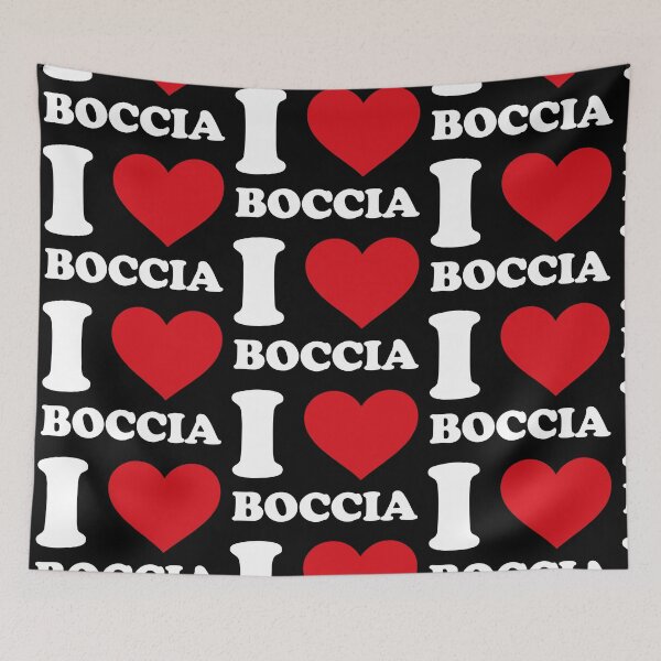 Item preview, I ❤️ Boccia – Minimal Sport white Design designed and sold by EmeraldeaArt.