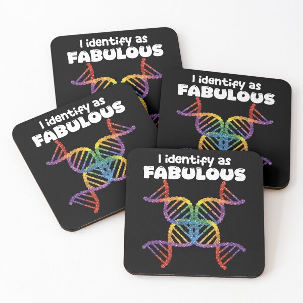Item preview, I IDENTIFY AS FABULOUS - LGBTQA+ GIFT designed and sold by KEF Custom.