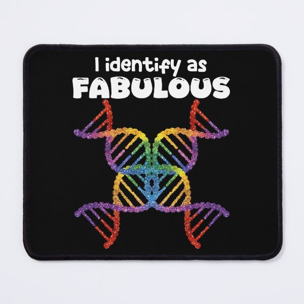 Item preview, I IDENTIFY AS FABULOUS - LGBTQA+ GIFT designed and sold by KEF Custom.