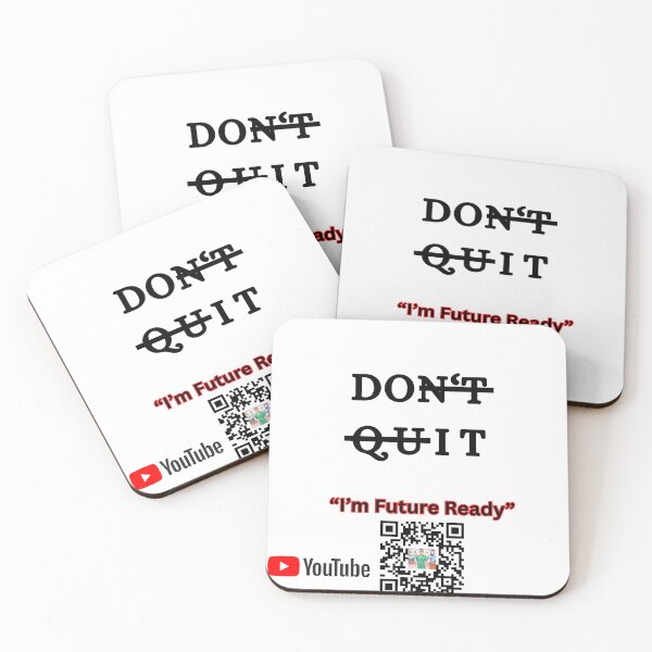 Item preview, Don't QUIT designed and sold by FutureReady.