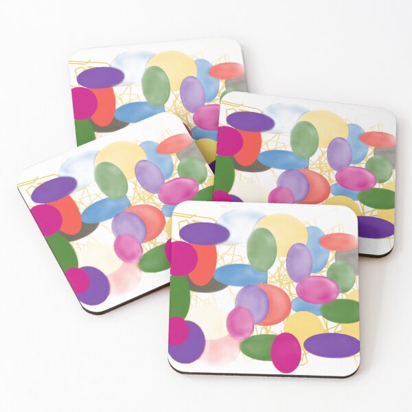 Item preview, Abstract Ovals Dusty shades designed and sold by DianeBP.