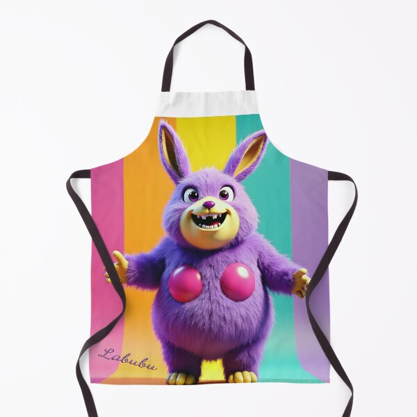 Item preview, Trans, Purple and Yellow, Happy, Hairy Labubu designed and sold by Huskyyy Designs.