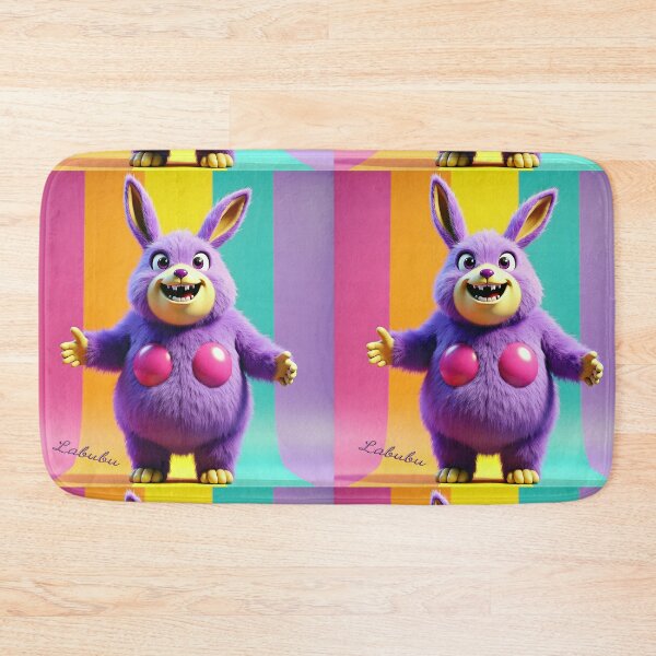 Item preview, Trans, Purple and Yellow, Happy, Hairy Labubu designed and sold by Huskyyy Designs.