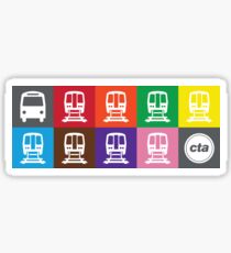 Chicago CTA Sticker Sticker