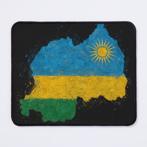 Item preview, Painted Rwanda flag designed and sold by ilakz.