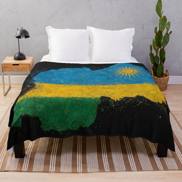 Item preview, Painted Rwanda flag designed and sold by ilakz.