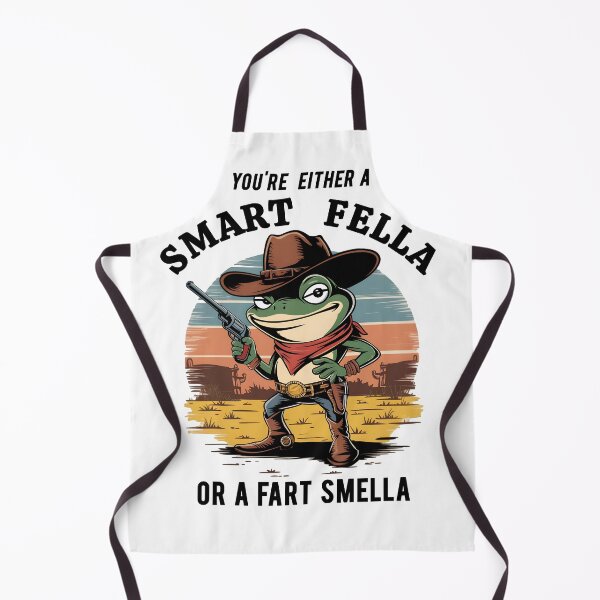 Item preview, Funny Cowboy Frog T-Shirt – “You’re Either a Smart Fella or a Fart Smella” Vintage Western Humor Tee designed and sold by Glow Wind ⭐⭐⭐⭐⭐.