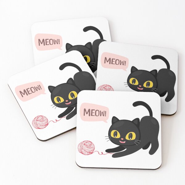 Item preview, Cute Black Cat designed and sold by nuchy.