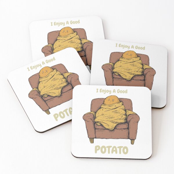 Item preview, I Enjoy A Good Potato | Couch Potato - Funny Lazy Chill Cartoon designed and sold by DrewMonSupply.