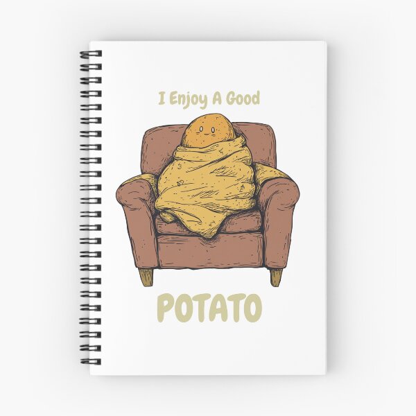 Item preview, I Enjoy A Good Potato | Couch Potato - Funny Lazy Chill Cartoon designed and sold by DrewMonSupply.