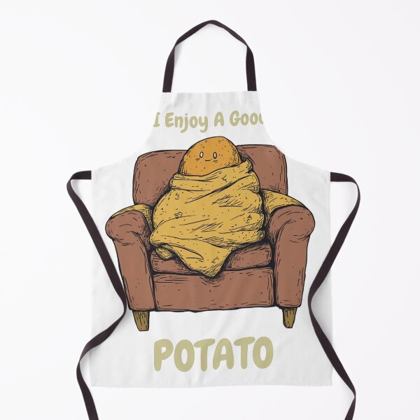 Item preview, I Enjoy A Good Potato | Couch Potato - Funny Lazy Chill Cartoon designed and sold by DrewMonSupply.