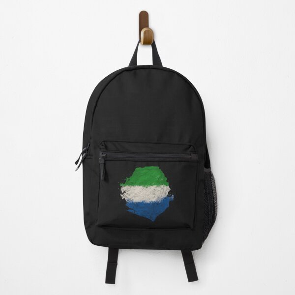 Item preview, Sierra Leone flag painted designed and sold by ilakz.