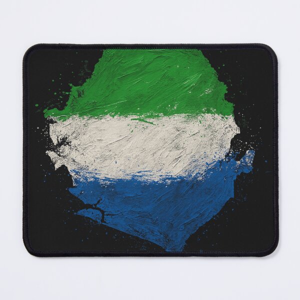 Item preview, Sierra Leone flag painted designed and sold by ilakz.