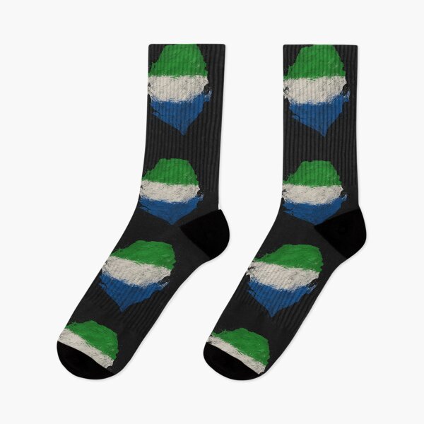 Item preview, Sierra Leone flag painted designed and sold by ilakz.