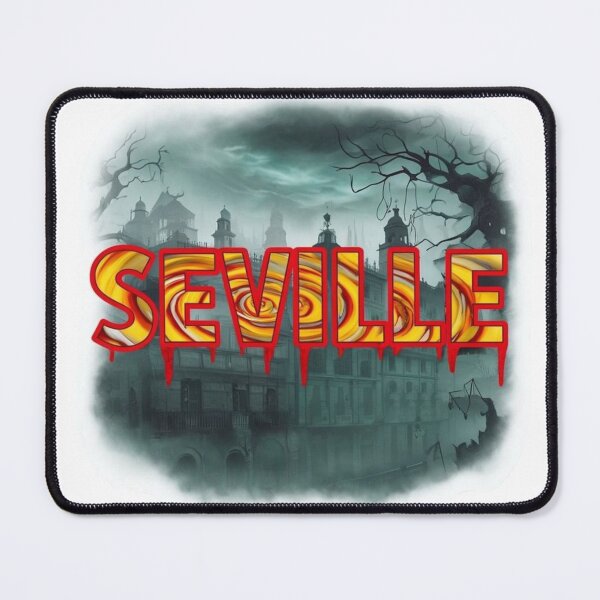 Item preview, Seville Ghostscape Sticker Poster Aestetic, Trendy,Reloaded, Viral Drop 2025 designed and sold by Imaginarium of Chaos falcon88 .