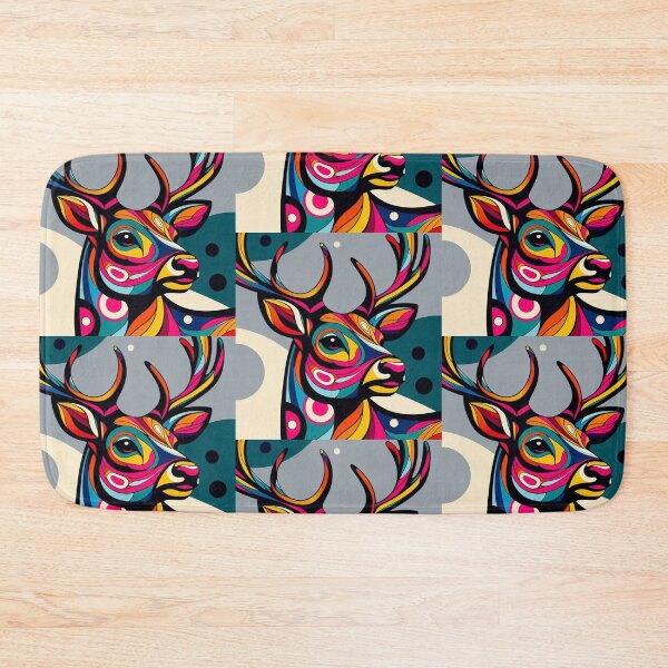 Item preview, colorful deer designed and sold by Dogandesighn.