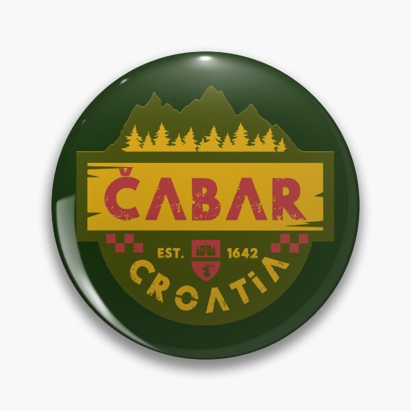 Item preview, Čabar - Croatia 007 Yellow & Green designed and sold by MC Art Studio.