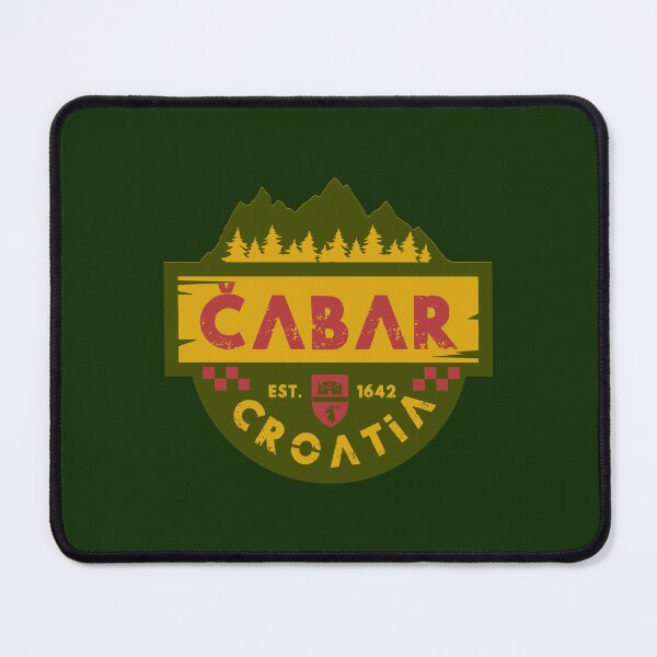 Item preview, Čabar - Croatia 007 Yellow & Green designed and sold by MC Art Studio.