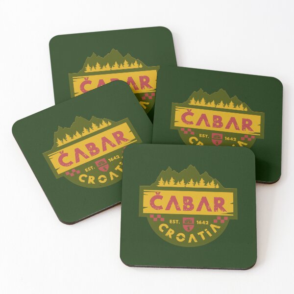 Item preview, Čabar - Croatia 007 Yellow & Green designed and sold by MC Art Studio.