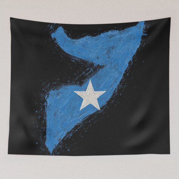 Item preview, Somalia flag painted designed and sold by ilakz.