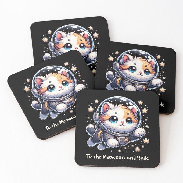 Item preview, Astro Paw Cute Space Cat Astronaut designed and sold by Broken Minimalister.