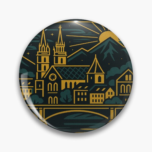 Item preview, Basel Switzerland – Art Deco Travel Poster designed and sold by StudioCultura.