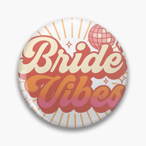 Item preview, Bride Vibes – Retro 70s-Inspired Bachelorette Party Shirt Design designed and sold by SashandSass.