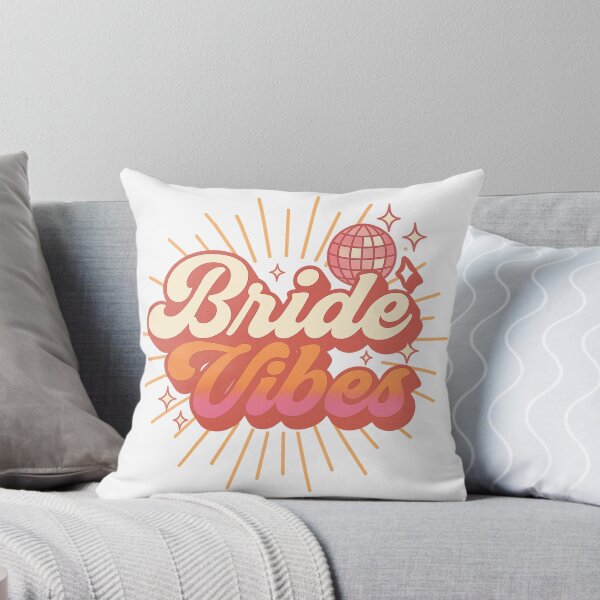 Item preview, Bride Vibes – Retro 70s-Inspired Bachelorette Party Shirt Design designed and sold by SashandSass.
