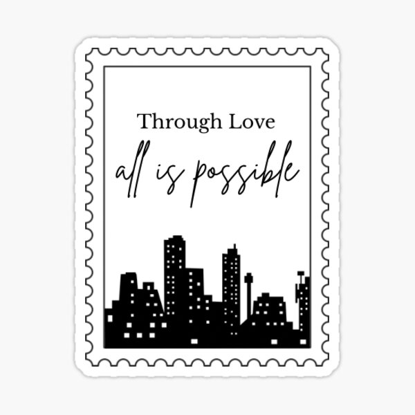 Item preview, Through love all is possible | crescent city | sjm | Lunathion | danika | Bryce  designed and sold by acourtofwings.