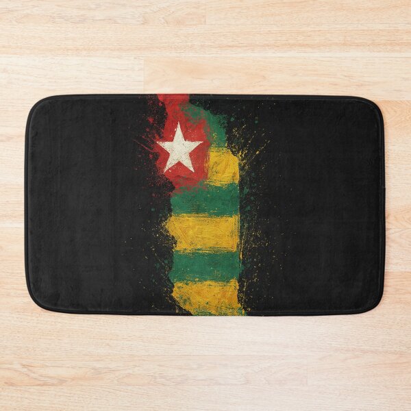 Item preview, Painted Togo flag designed and sold by ilakz.