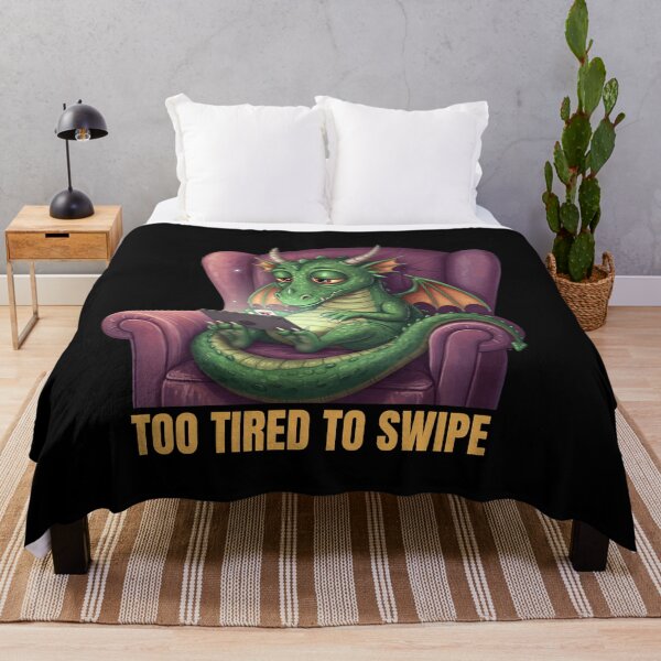 Item preview, Tired Dragon On Dating Apps designed and sold by Motivora.