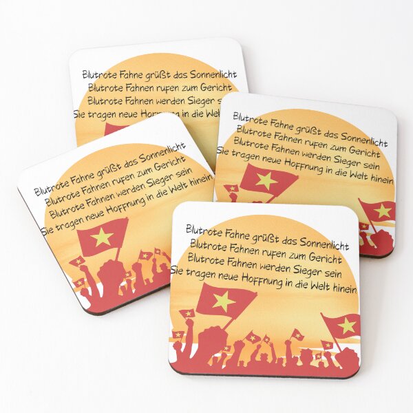 Item preview, Blood-red flags lead to victory designed and sold by Companera vegana.