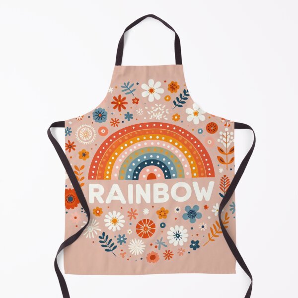 Item preview,  Rainbow with Flowers RAINBOW - Scandinavian Folk Art by heidiannemorris © designed and sold by FOLK ART FUSION by heidiannemorris.