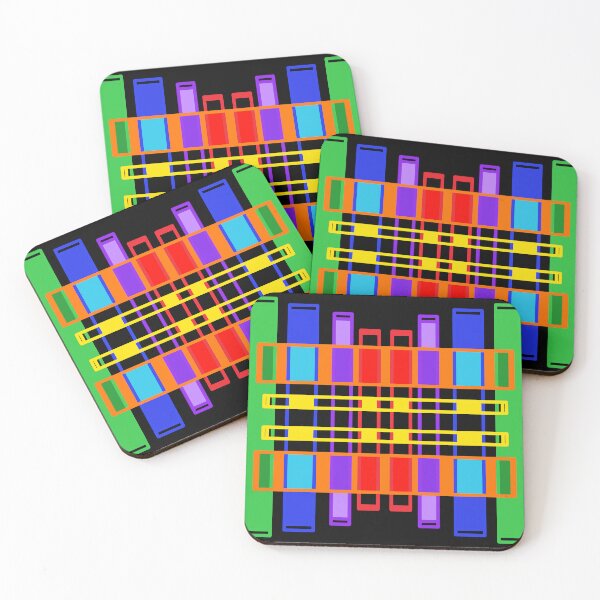 Item preview, Rainbow rectangles designed and sold by Stefrait-7.
