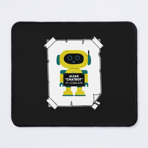 Item preview, Alias Chatbot - Robot Mugshot Design designed and sold by 4Esquinas.