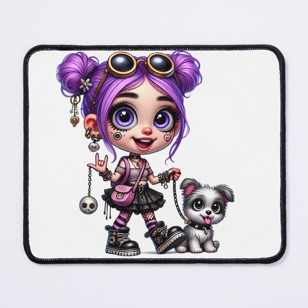 Item preview, Tiny Rebel & Pup – Goth Cuteness Overload designed and sold by Ssevi.