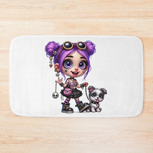 Item preview, Tiny Rebel & Pup – Goth Cuteness Overload designed and sold by Ssevi.