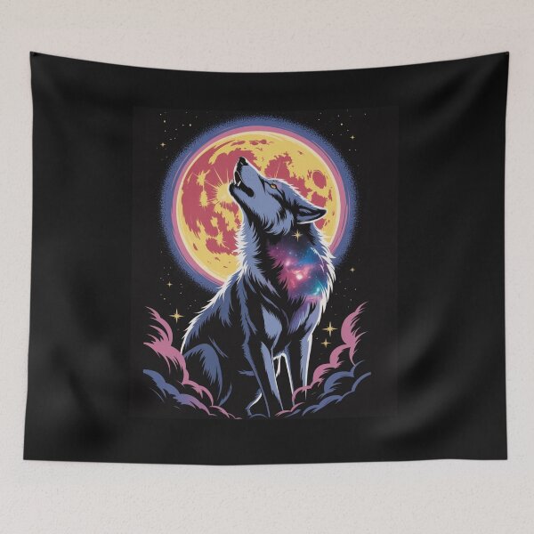 Item preview, Galaxy Wolf Spirit designed and sold by StellarSnap.
