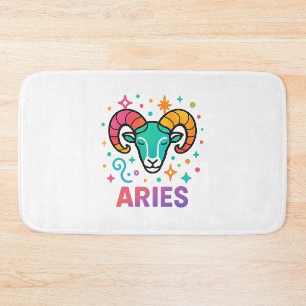 Item preview, Aries Zodiac Sign T-Shirt – Bold & Fiery Psychedelic Horoscope Design 2 designed and sold by sifo2024.