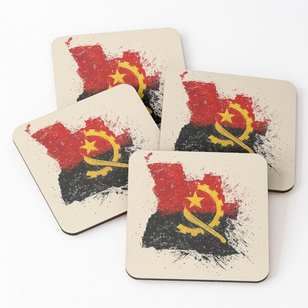 Item preview, Painted Angola flag designed and sold by ilakz.
