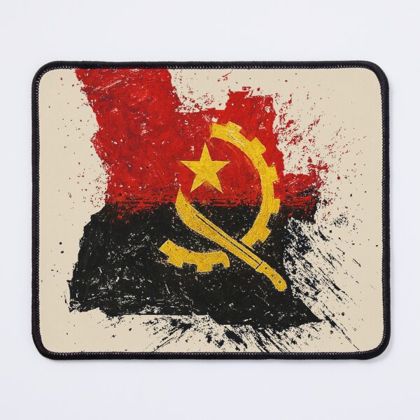 Item preview, Painted Angola flag designed and sold by ilakz.