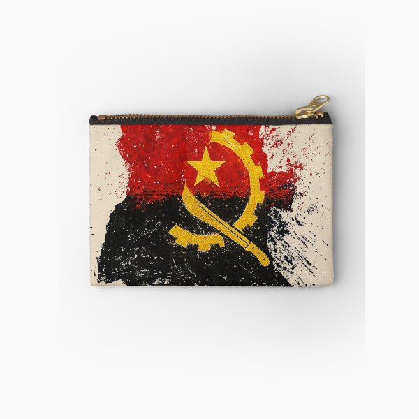 Item preview, Painted Angola flag designed and sold by ilakz.