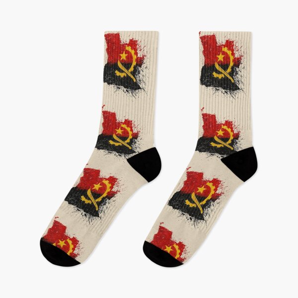Item preview, Painted Angola flag designed and sold by ilakz.