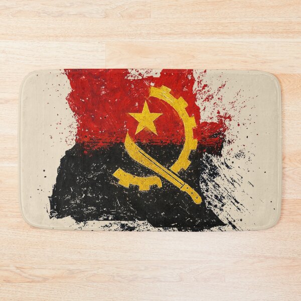 Item preview, Painted Angola flag designed and sold by ilakz.